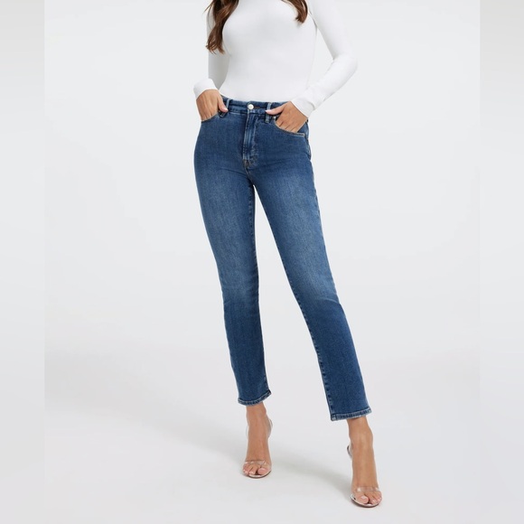 Good American, Good Classic Straight Leg Denim, BNWT - Picture 1 of 6